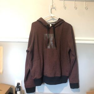Under Armour Heathered Maroon Fleece Hoodie